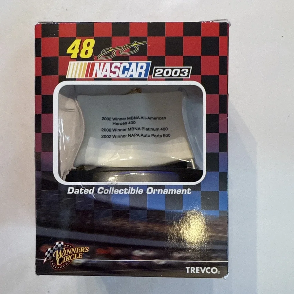 Winner's Circle Jimmy Johnson 2003 #48 Christmas Ornament